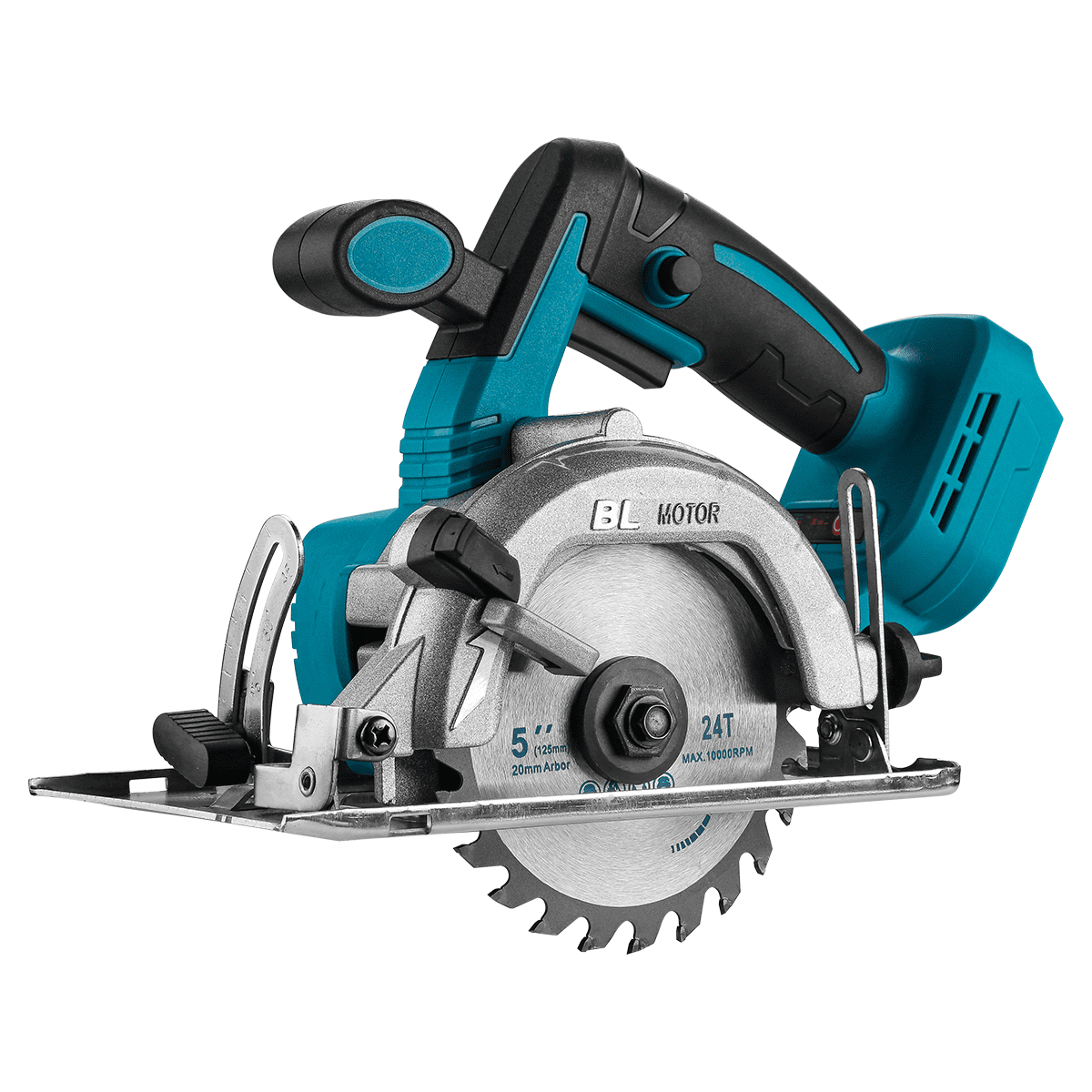 Akkukäsisirkkeli 5" 18V, Hiiliharjaton | Autotavara.com