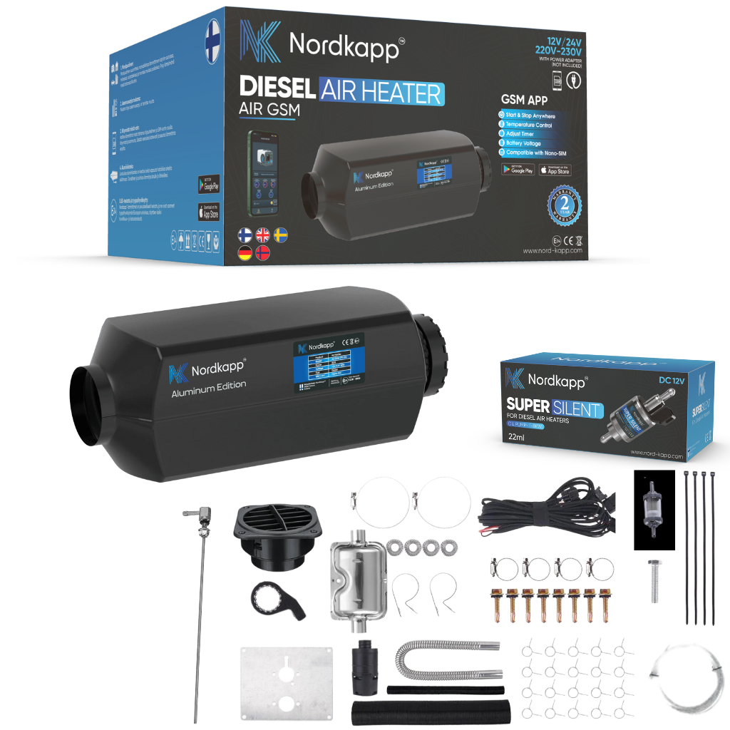 Nordkapp™ Air GSM 4G & 5G Diesel Air Heater 5kW & 8kW 12V/24V