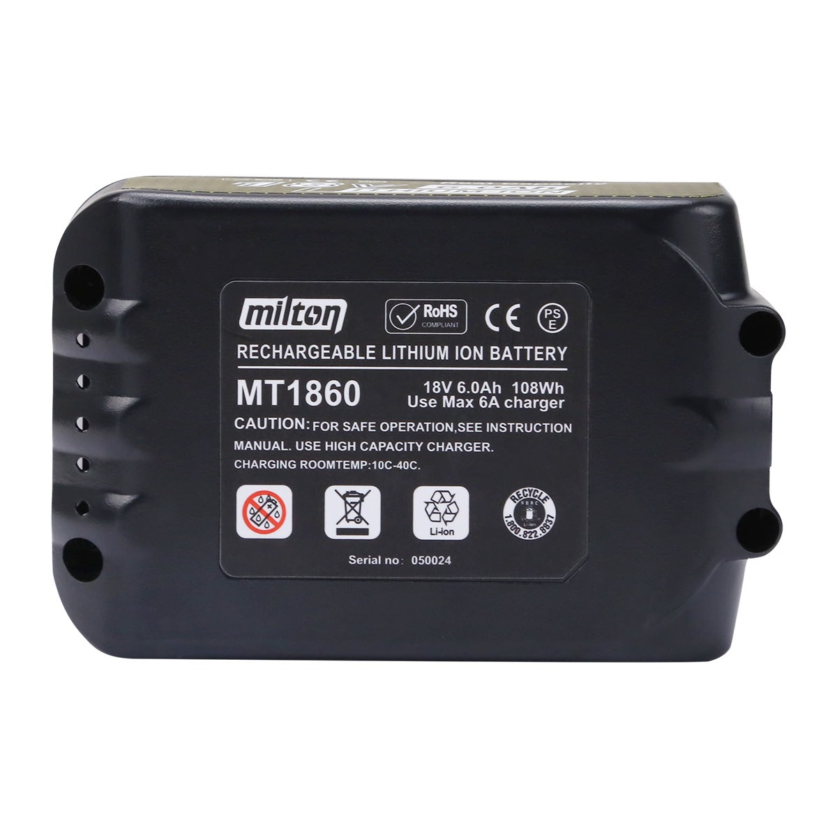 Accessory battery 18V 6Ah 2-pack, Real Capacity