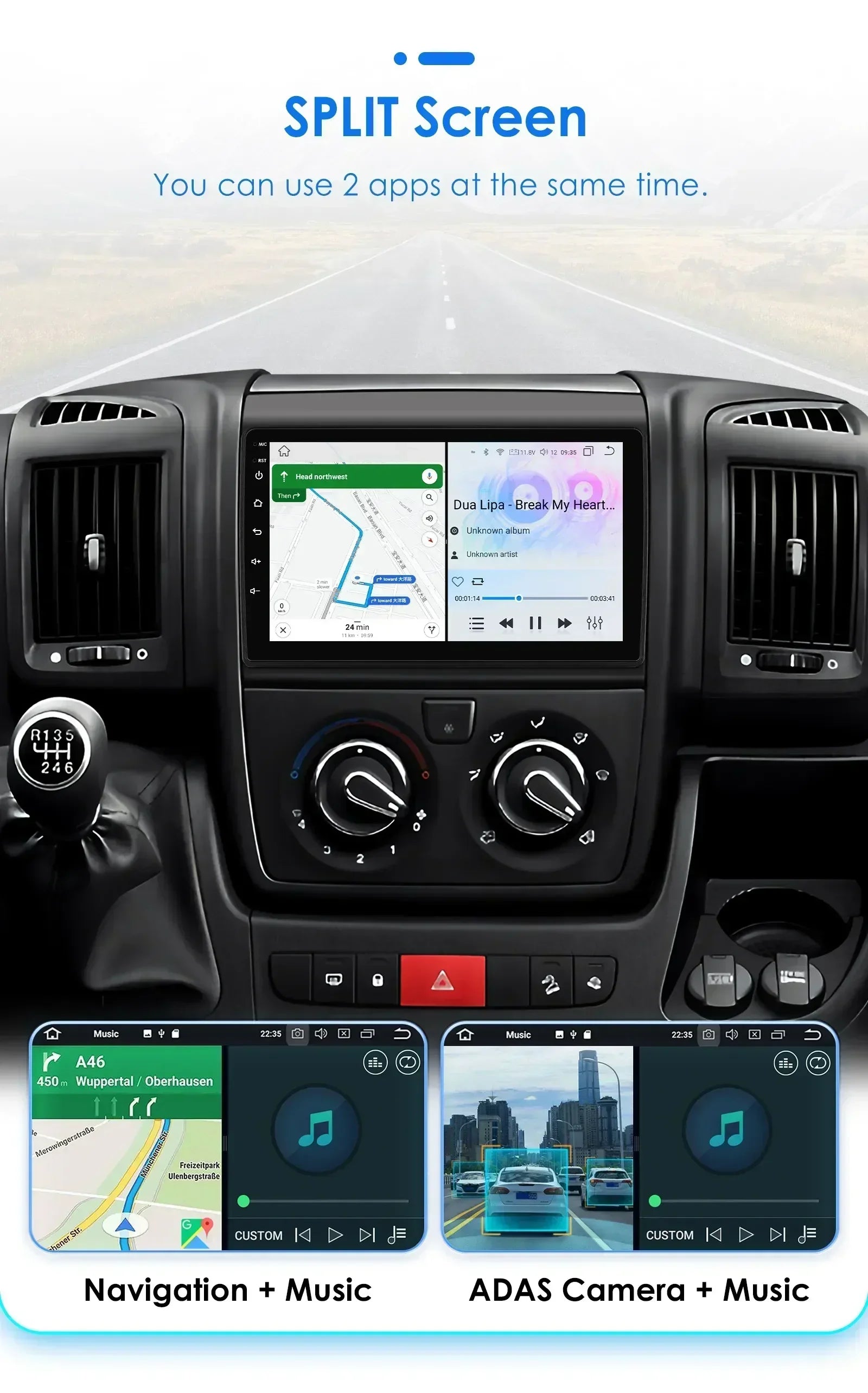 Multimedia System (2006-2025) Fiat Ducato 3, Citroen Jumper 2, Peugeot Boxer 2