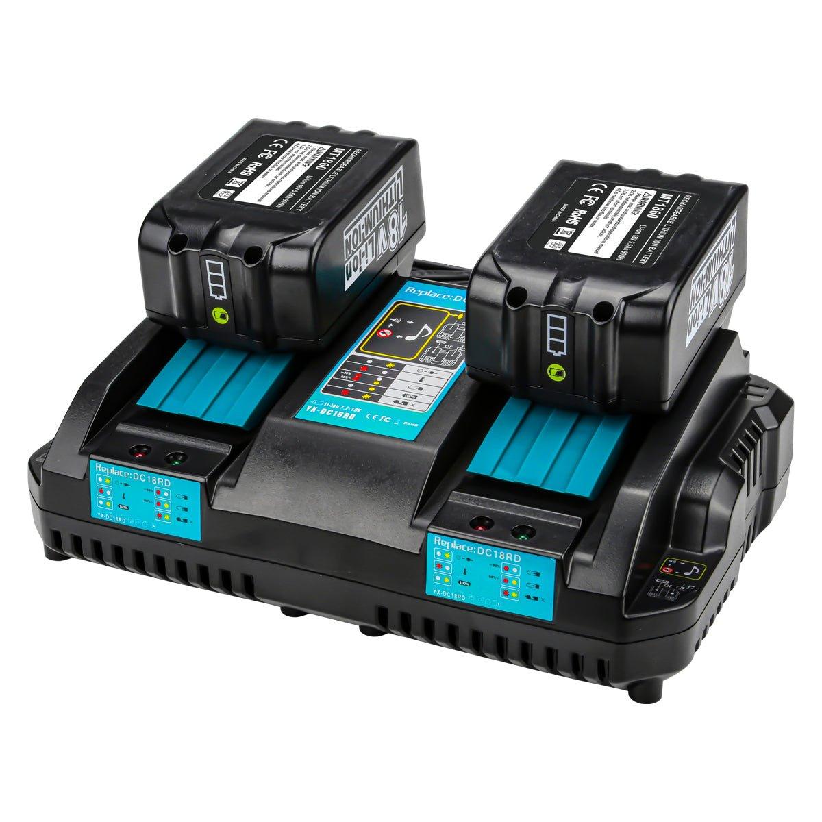 Akkulaturi Kahdelle MAKITA Akulle | Autotavara.com