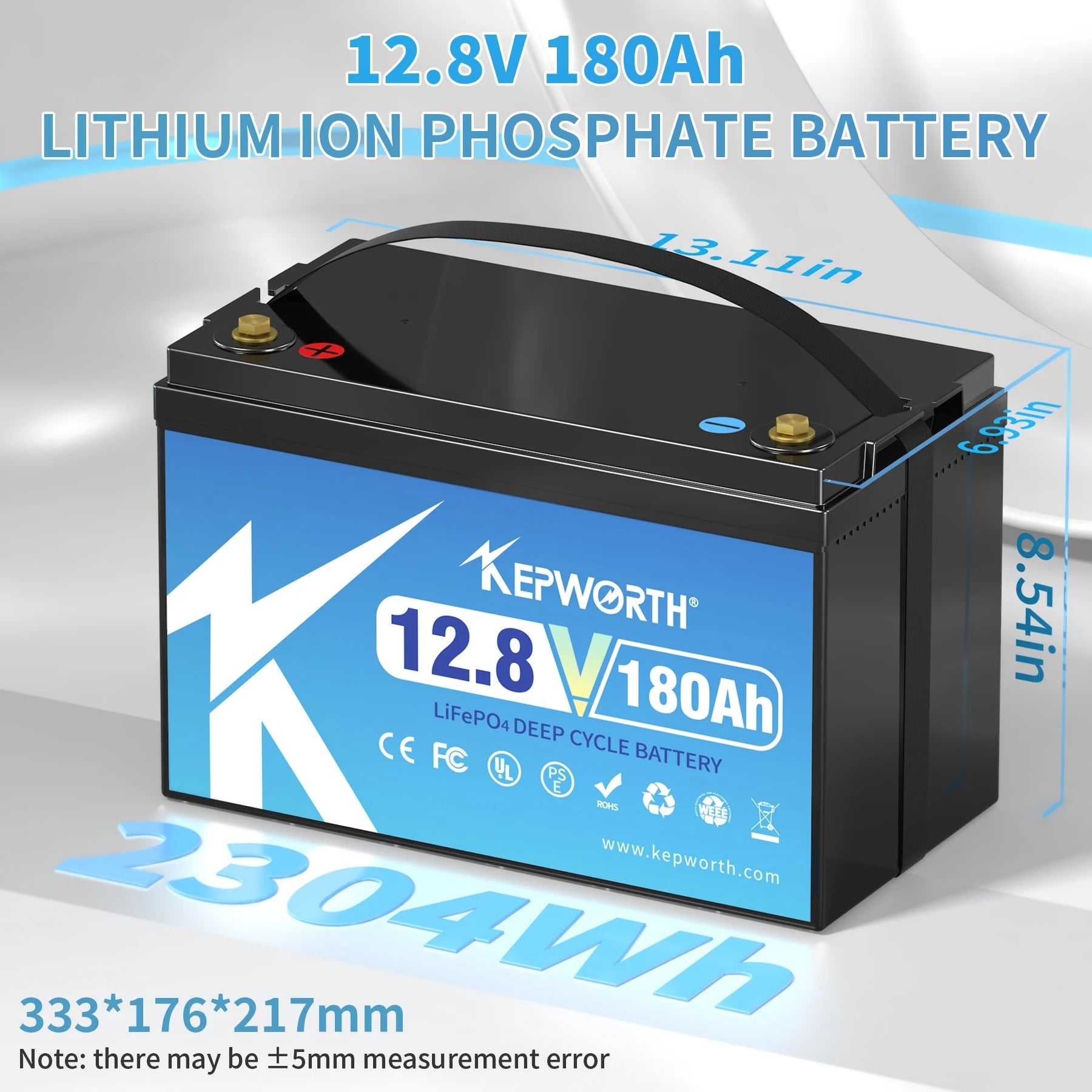 LiFePO4 50+Ah-200Ah Lithium battery, 12V & 24V & 48V