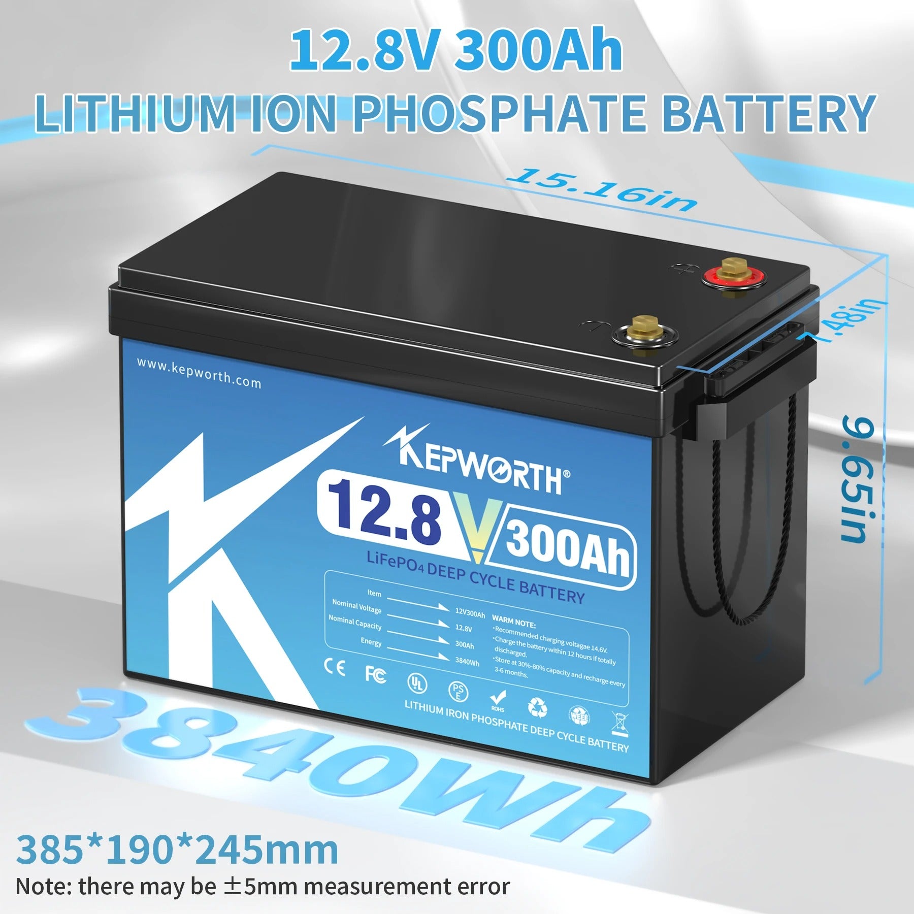 LiFePO4 50+Ah-200Ah Lithium battery, 12V & 24V & 48V