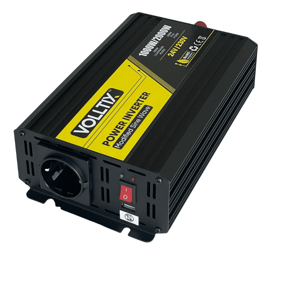VOLLTIX™ 1000W/2000W Invertteri 12V tai 24V | Autotavara.com