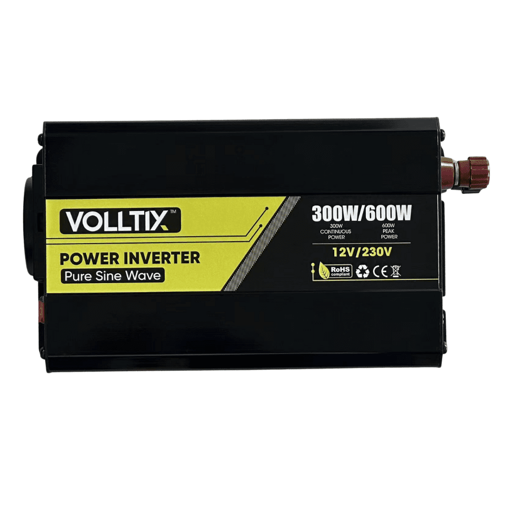 VOLLTIX™ 300W/600W Puhdas Siniaaltoinvertteri 12V | Autotavara.com