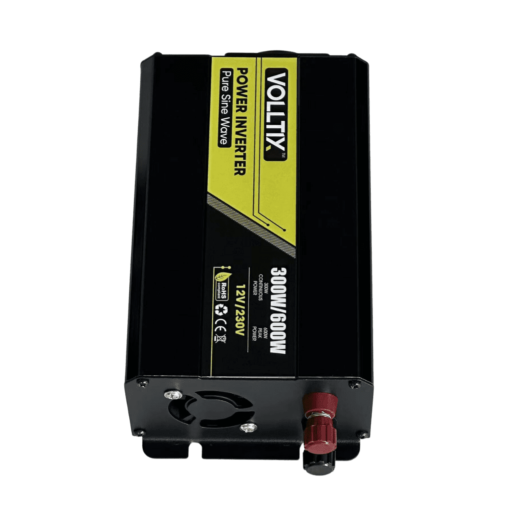 VOLLTIX™ 300W/600W Puhdas Siniaaltoinvertteri 12V | Autotavara.com