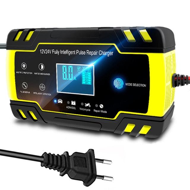 Äly-akkulaturi 8A 12V-24V (AGM/Geeli/Lyijy yms.) - Autotavara.com