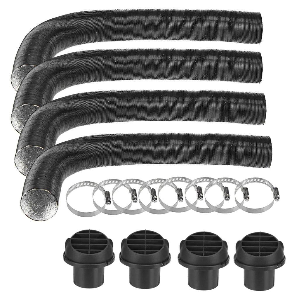 Dark Slate Gray HALLAVA™ Ilmanjakopaketti diesel lämmittimeen 4x42mm