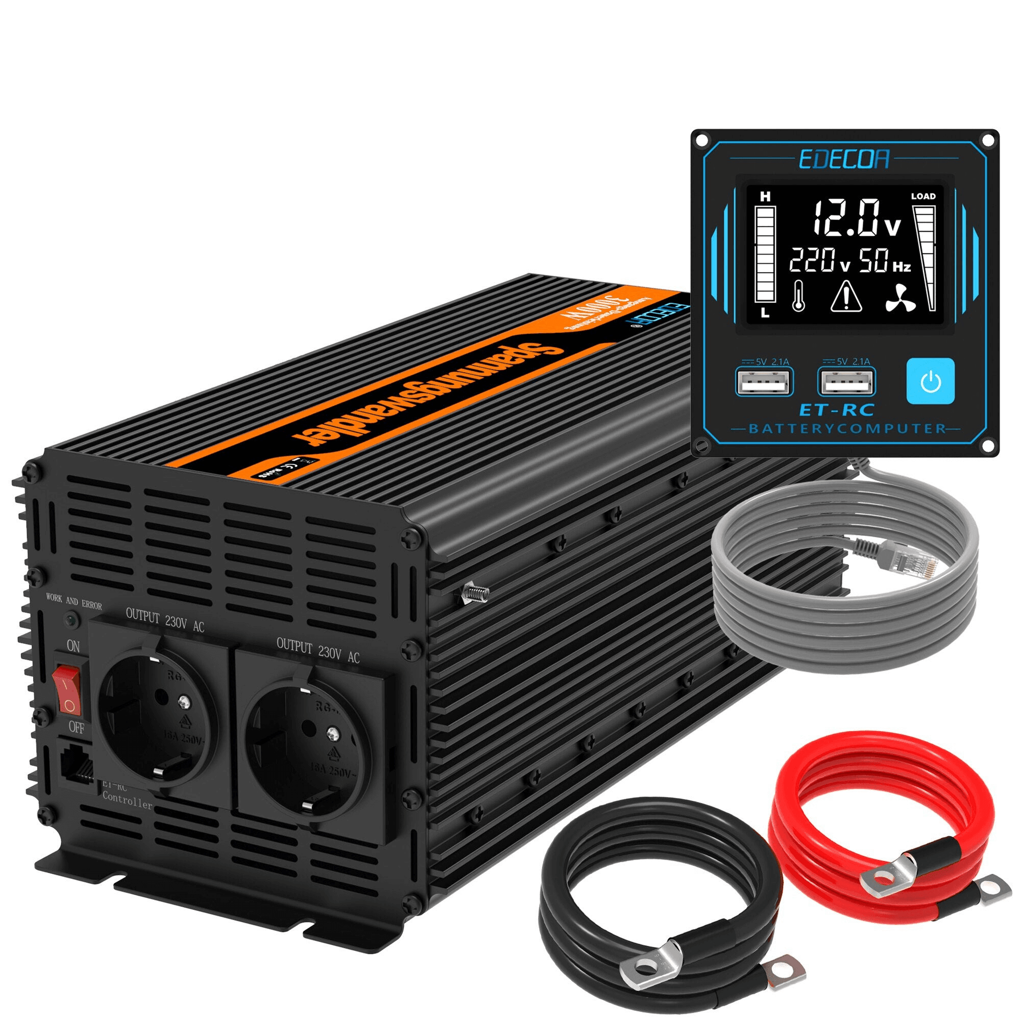 3000W/6000W invertteri 12V & 24V.