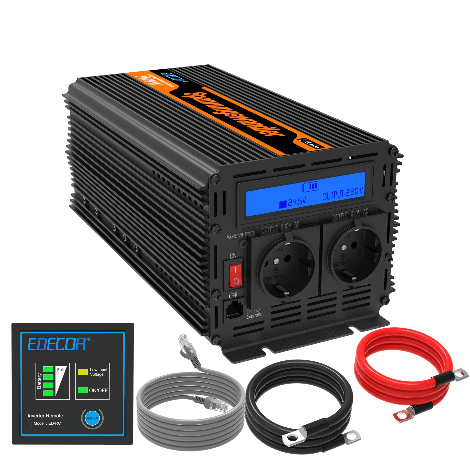 3000W/6000W invertteri 24V.