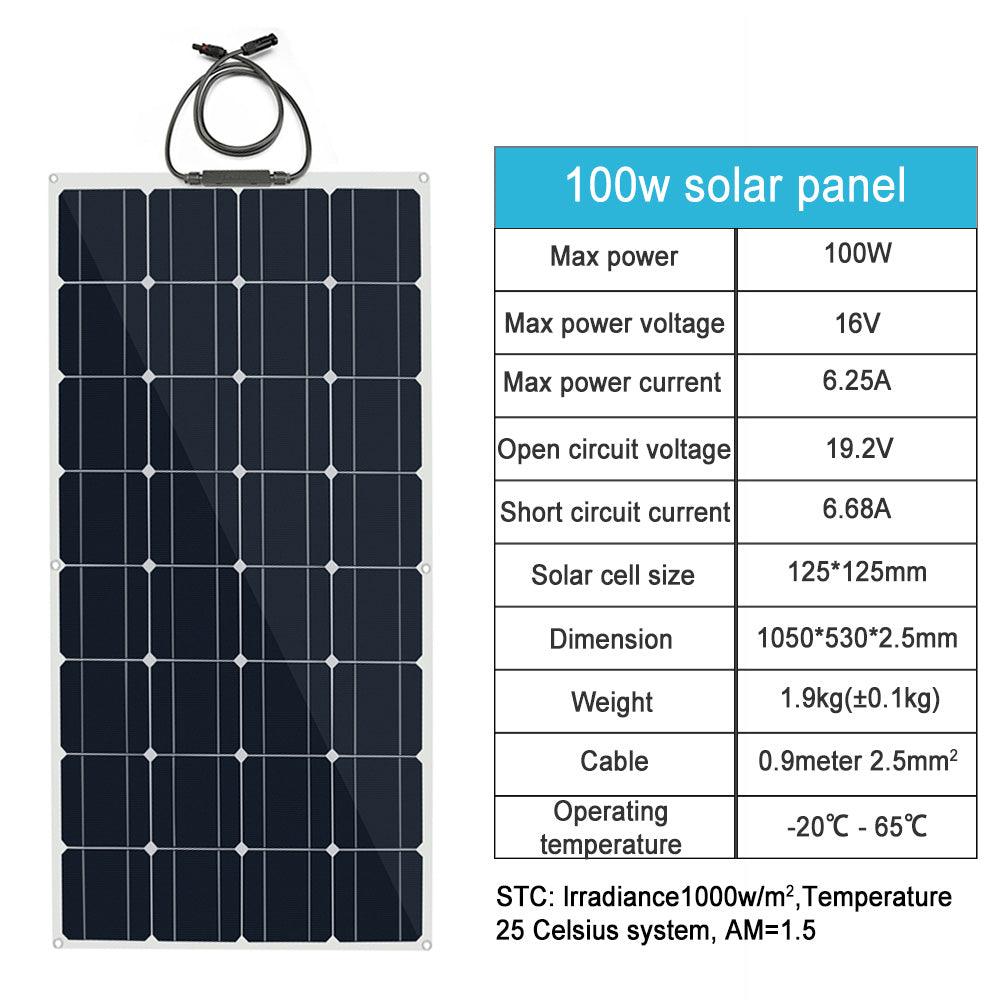 Dark Slate Gray Taipuisa aurinkopaneelijärjestelmä 200w