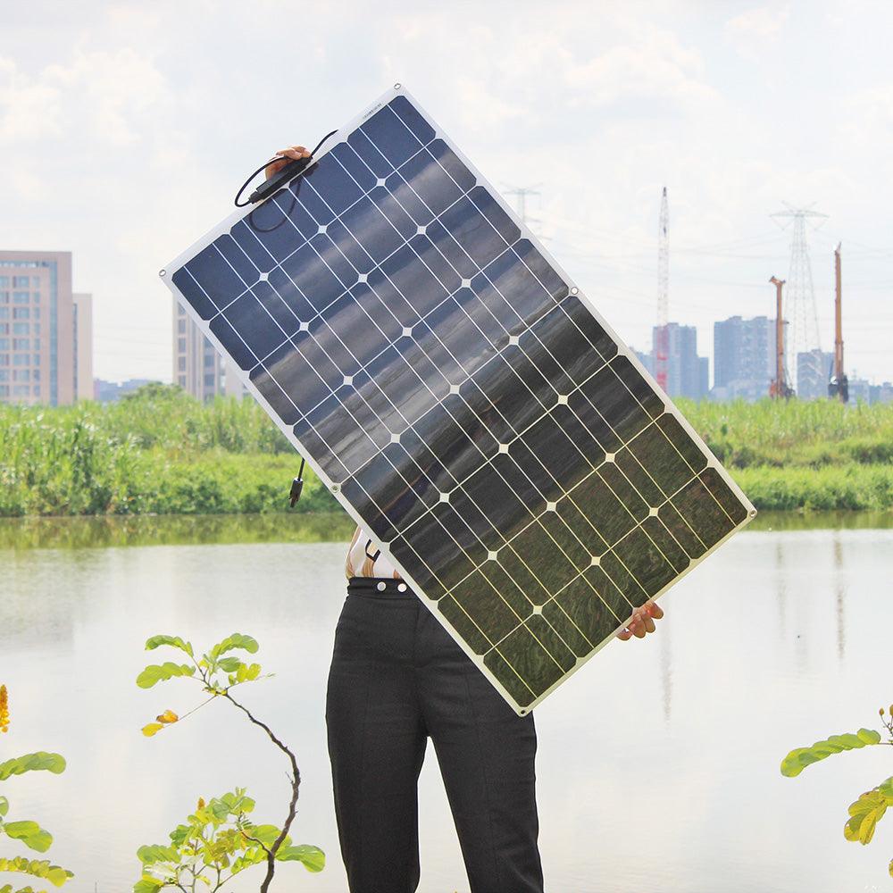 Dark Slate Gray Taipuisa aurinkopaneelijärjestelmä 200w