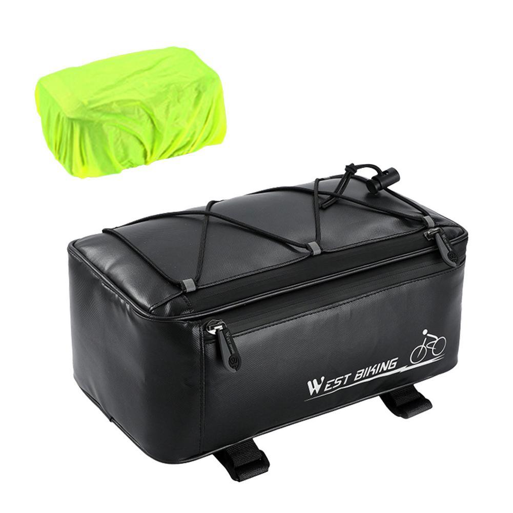 Dark Slate Gray Tilava polkupyörän tavaratelineen laukku