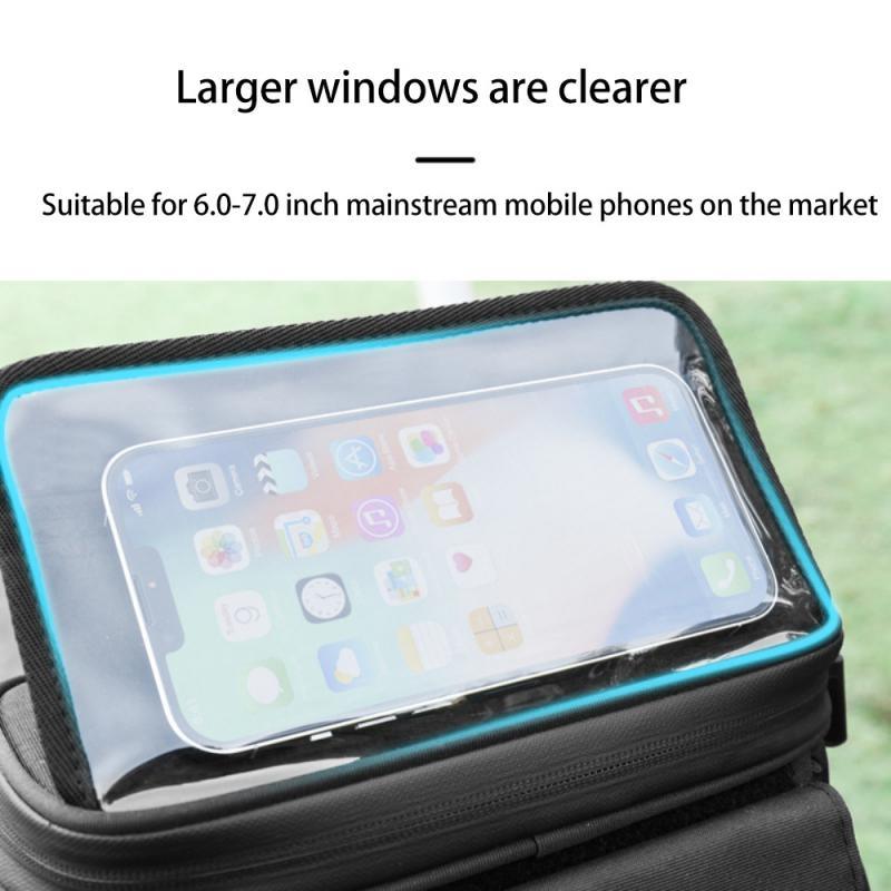 Dark Slate Gray Vedenkestävä polkupyörälaukku ohjaustankoon