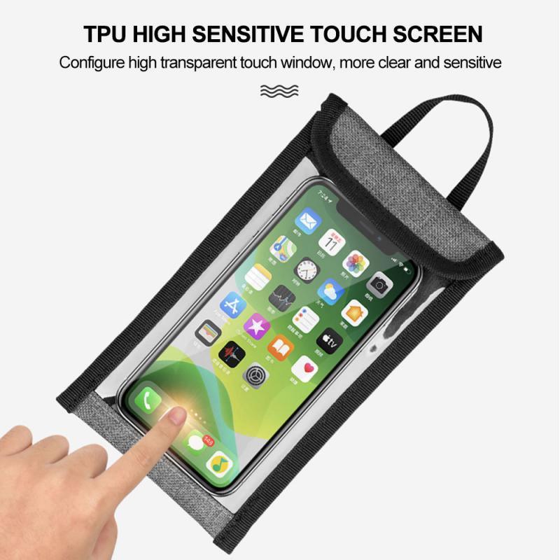 Dark Slate Gray Vedenkestävä polkupyörän puhelinlaukku