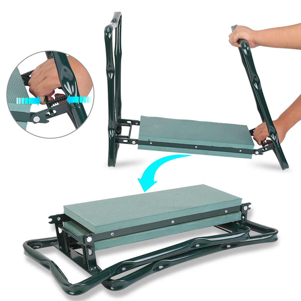 Puutarhapenkki & Polvityyny – Monitoimi-istuin ja Polvituki