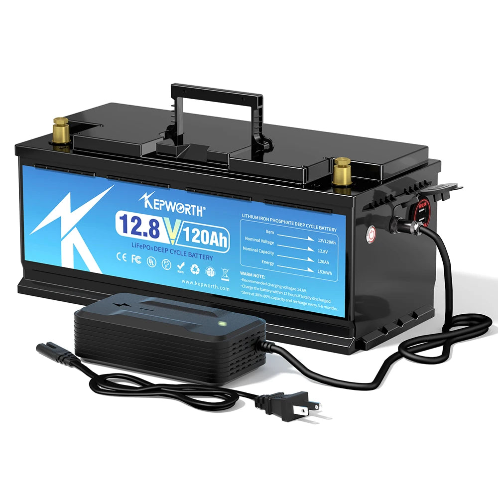 LiFePO4 50+Ah-200Ah Litium-batteri, 12V & 24V & 48V