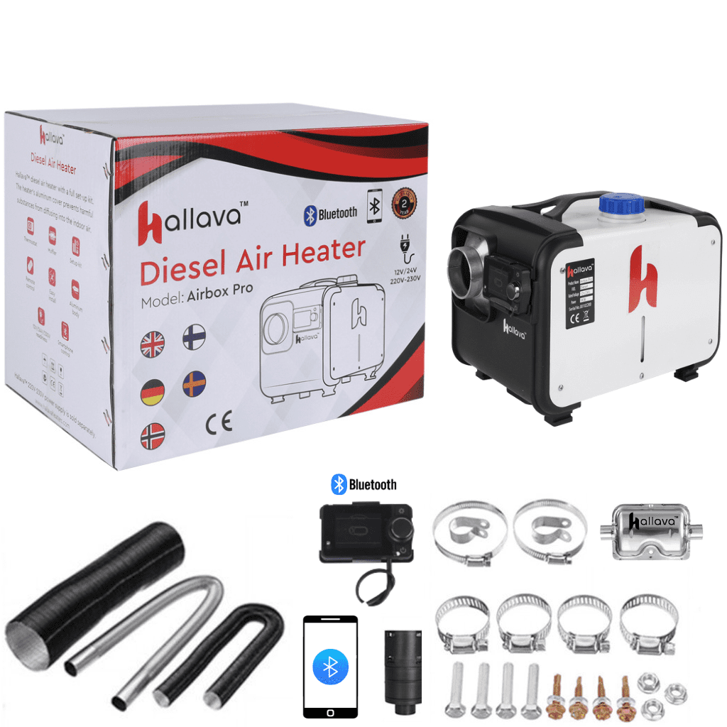 HALLAVA™ Airbox Pro Bluetooth 5KW & 8KW 12V/24V & 230V Diesel