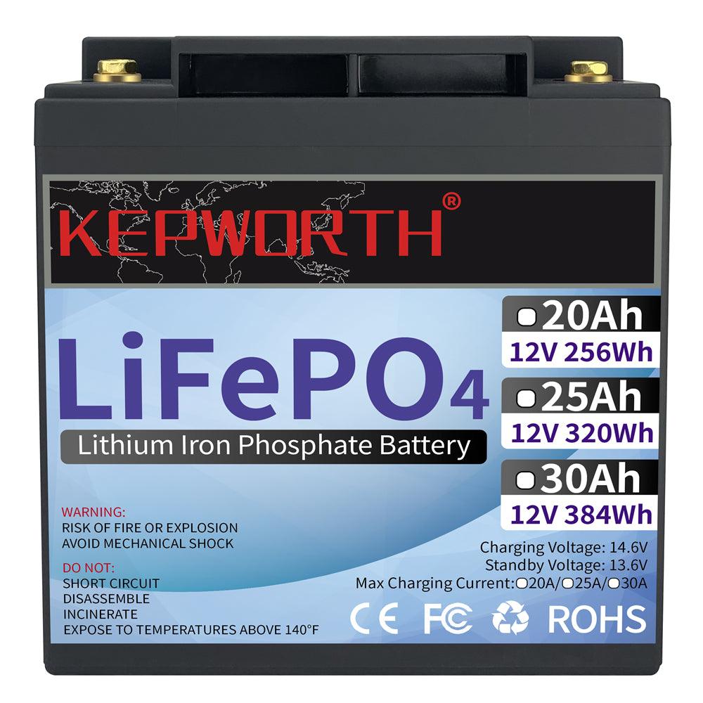 LiFePO4 6Ah-200Ah Lithium battery, 12V & 24V + Charger