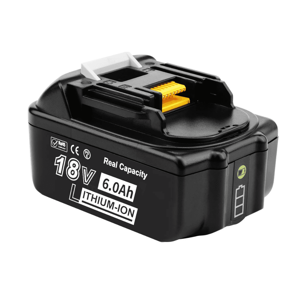 Zubehörbatterie 18V 6Ah 4er-Pack, echte Kapazität