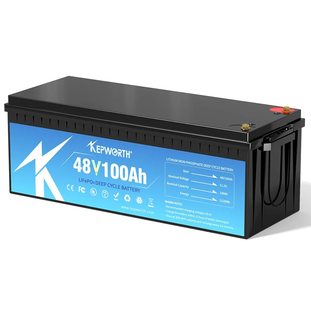 LiFePO4 50+Ah-200Ah Litium-batteri, 12V & 24V & 48V