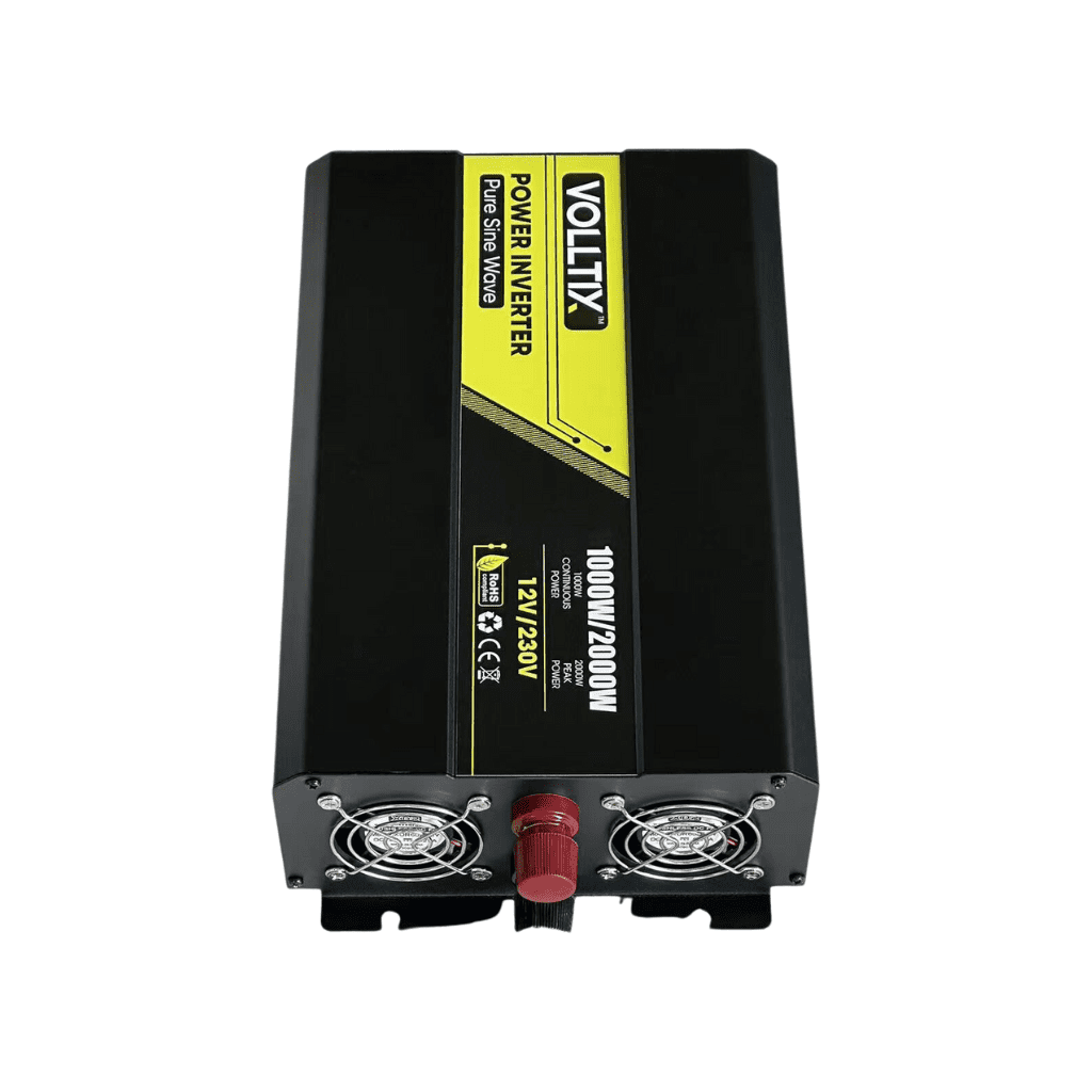 VOLLTIX™ 1000W/2000W Puhdas Siniaaltoinvertteri 12V tai 24V | Autotavara.com