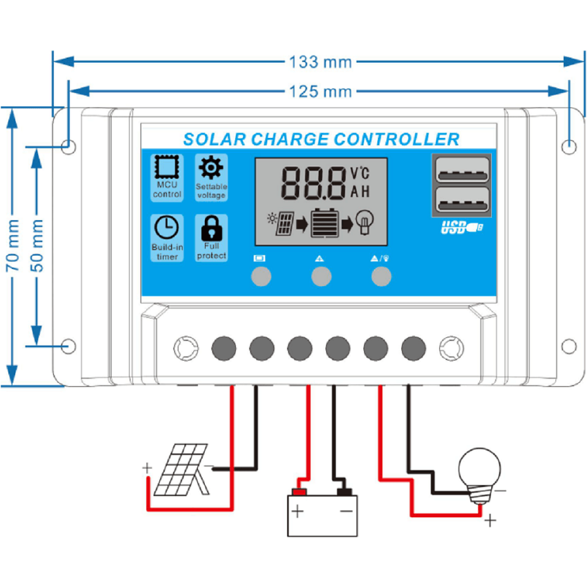 Light Sea Green Taipuisa aurinkopaneelijärjestelmä 100w