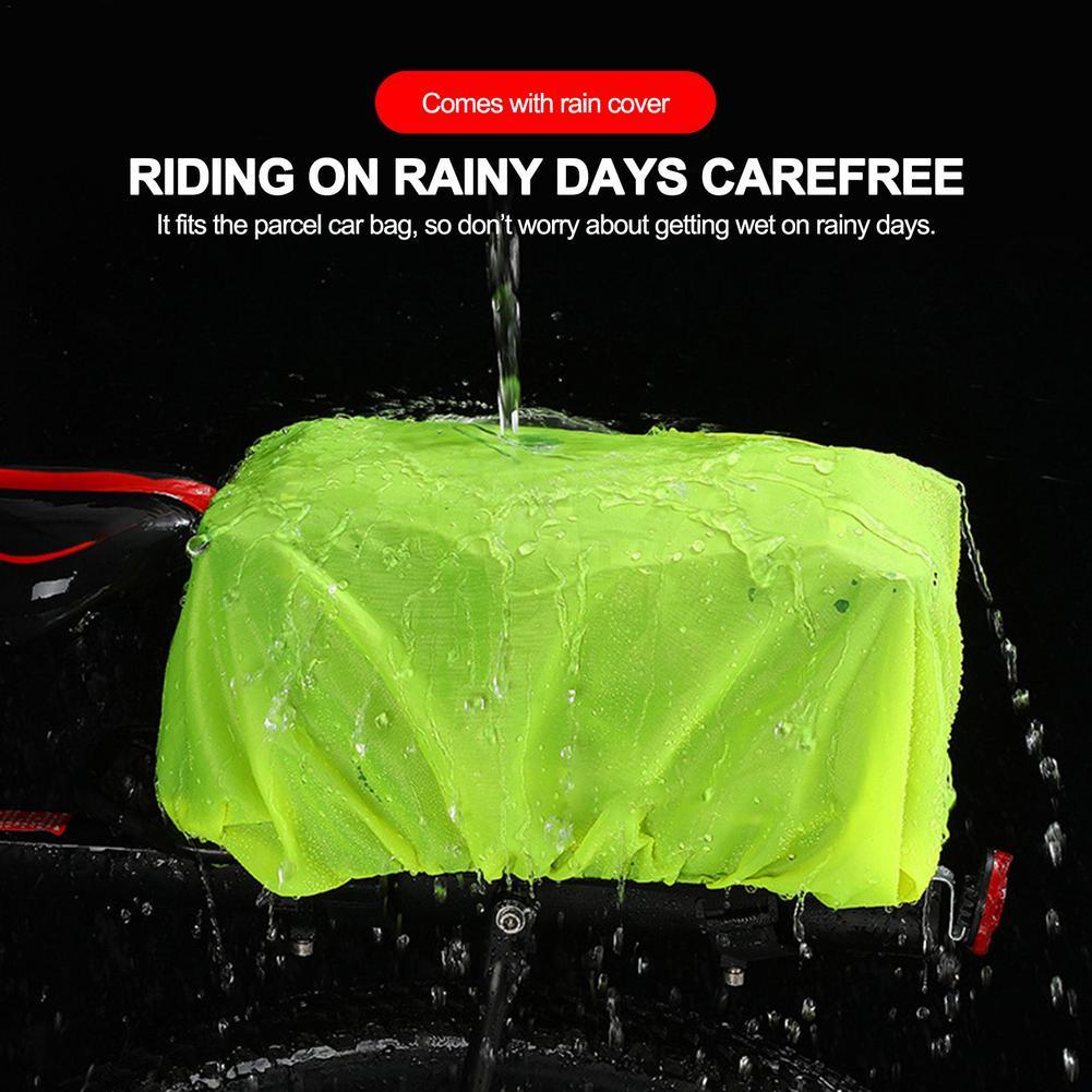 Yellow Green Tilava polkupyörän tavaratelineen laukku