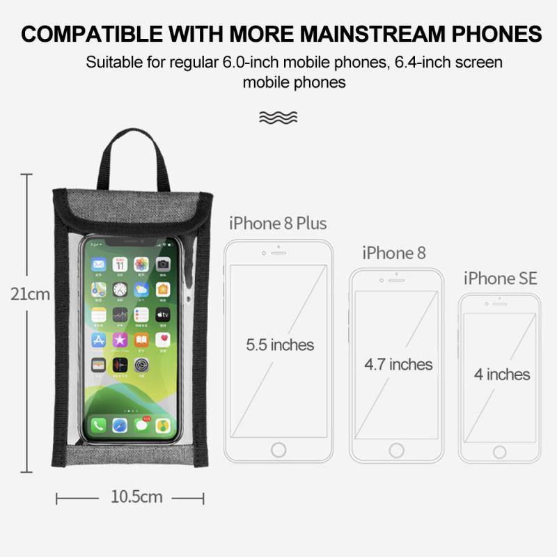 White Smoke Vedenkestävä polkupyörän puhelinlaukku